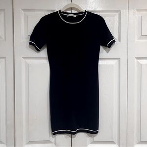 Mango knit dress navy